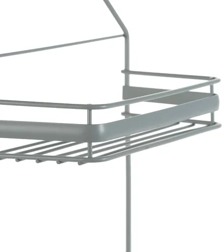Vista 6 de Bath Bliss Regency - Organizador de ducha colgante Almacenamiento y organización de baño Colgante de cabezal de ducha 2 cestas y ganchos