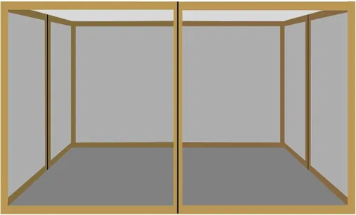 Vista 7 de Paredes laterales de malla para toldo desplegable de 10 x 10, mosquitera, panel lateral de malla para tienda de campaña y kiosco