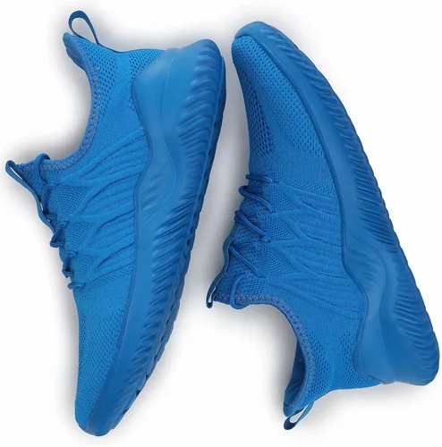 Vista 7 de Socviis Zapatos deportivos para correr para hombre, ligeros, transpirables, de malla