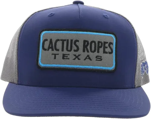 Vista 3 de HOOEY Adjustable Snapback Trucker Hat with Cactus Ropes Logo