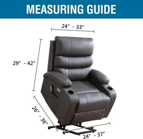 Vista 2 de H.VERSAILTEX - Funda elástica para sofá reclinable, funda para silla reclinable eléctrica de elevación de potencia, funda para silla reclinable