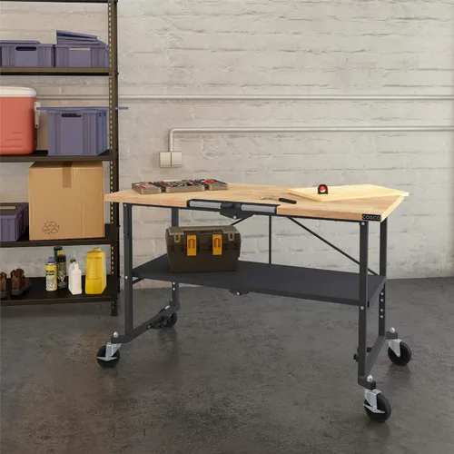 Vista 2 de COSCO SmartFold Mesa de Trabajo Portátil Bloque de Carnicero / Mesa Utilitaria Plegable