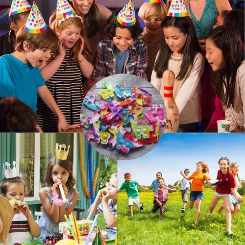 Vista 7 de Paquete de 30 llaveros de alpaca con diseño de arcoíris a granel, lindas llamas, de alpaca, regalo de burbujas para adultos, niños y niñas, regalos