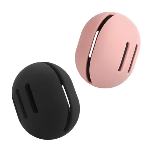Vista 8 de FERYES Soporte para esponja de maquillaje – Estuche para mezclador de maquillaje de silicona resistente a roturas y ecológico para viajes - Negro