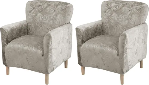 Vista 58 de FUANGUI Funda para Sillón de Banquete con Brazos Fundas para Sillas Elásticas Funda para Sillón Club Funda Suave para Sillón Sofá Cubiertas
