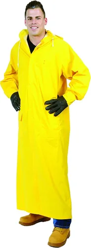 Vista 2 de Galeton 12560 Repel Rainwear - Capa para lluvia de PVC de 60 pulgadas, 0.35 mm Negro
