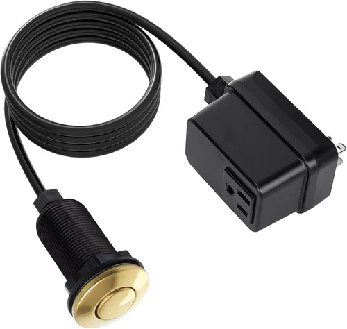 Vista 15 de Interruptor de Triturador de Basura, Kit Inalámbrico de Encendido y Apagado por Aire para Eliminador de Desperdicios de Alimentos, Plástico Negro