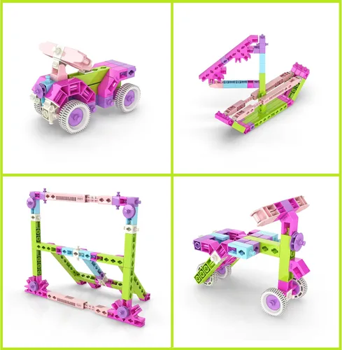 Vista 3 de Engino Inventor Girl 20 Models Construction System, Pink