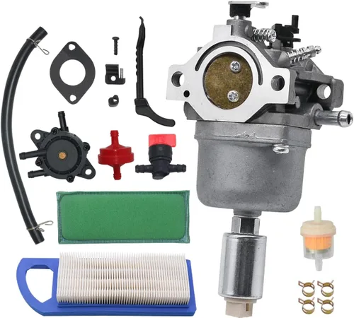 Vista 2 de Carburador 594593 de 17.5 HP para motores 791858 792358 793224 794572 14.5HP-21HP Reemplazar motores 31G777 31N707 31P677 31P777 con filtro