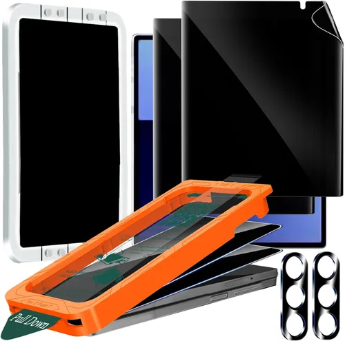 Vista 13 de IMBZBK [Eliminación automática de polvo] Paquete de 3 protectores de pantalla mate para iPhone 17 Pro Max [grado militar] accesorios, película