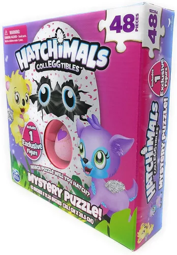 Vista 2 de Hatchimals Colleggtibles - Rompecabezas misterioso de 48 piezas, incluye 1 figura exclusiva