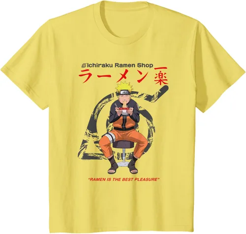 Vista 4 de Naruto Camiseta de anime Shippuden Ichiraku Ramen Shop Naruto Blanco