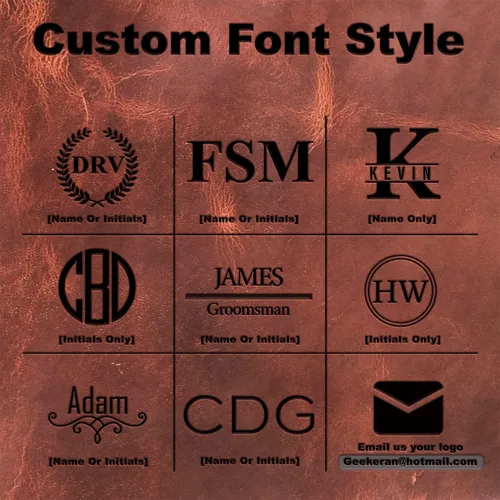 Vista 9 de Paquete de 2 bolsas de aseo personalizadas para hombres hechas a mano, kit de cuero personalizado para hombres, regalos personalizados para hombres