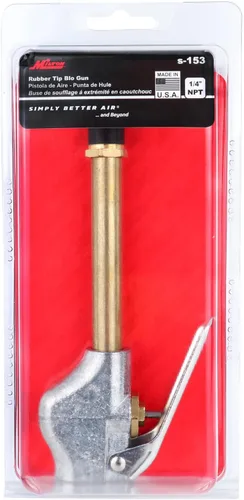 Vista 5 de Milton S-153 1/4" NPT - Pistola de soplado estilo palanca, individual