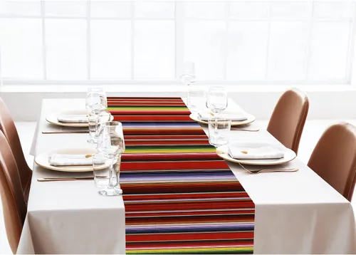 Vista 7 de Remagr 3 manteles de decoración de Cinco de Mayo de 108 x 54 pulgadas, mantel de plástico a rayas para fiesta mexicana, suministros de fiesta Blanco
