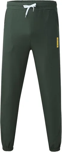 Vista 6 de Pantalones holgados para hombre con pantalones de moda atados pantalones de entrenamiento para hombre
