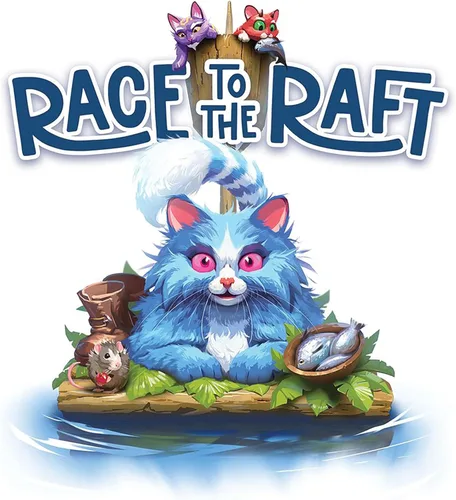 Vista 6 de The City Of Games Race to The Raft - Juego de mesa de rompecabezas social para construir caminos y colocar azulejos, salvar a los gatos de la isla