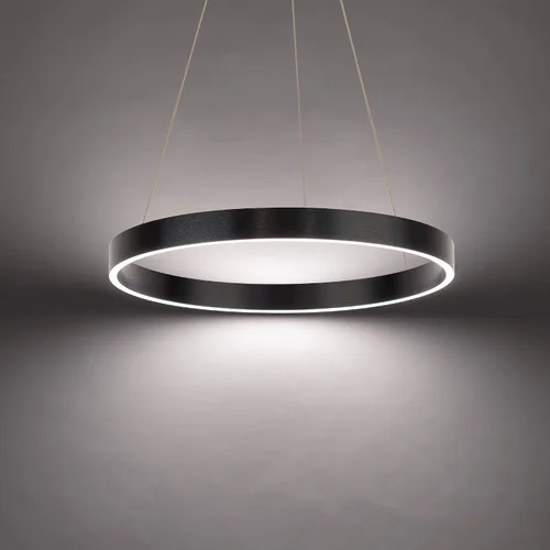 Vista 4 de WAC Lighting dweLED, colgante LED Sirius 18in 3000K en negro