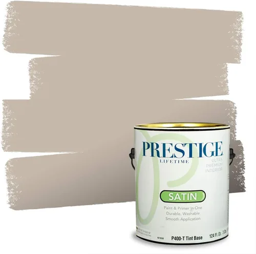 Vista 168 de PRESTIGE Paints - Pintura interior e imprimación en uno, 1 galón, cáscara de huevo, pimienta envejecida