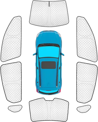 Vista 116 de KMF 6 piezas de parasoles gruesos para Mazda 3 Hatchback (No Sedán) 2014-2018 Accesorios, parasoles completos para parabrisas y ventanas de coche
