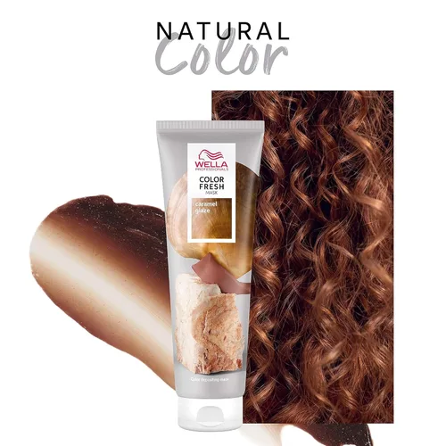 Vista 13 de Wella Professionals Color Fresh Mask, Color-Depositing Gloss Treatment Glaseado de caramelo