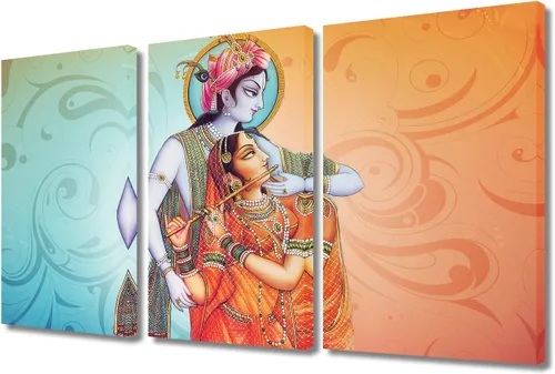 Vista 44 de TUMOVO Arte de pared de Dios hindú para sala de estar, lienzo de Ganesha, arte de pared de escultura de elefante, cuadros modernos, arte