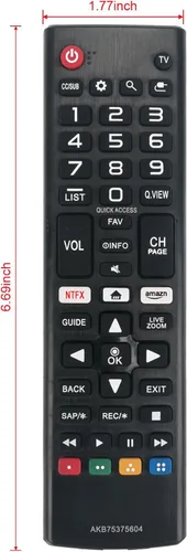 Vista 5 de AKB75375604 Reemplazo remoto para LG Smart TV 43UK6090PUA 49UK6090PUA 50UK6090PUA 55UK6090PUA 60UK6090PUA 60UK6090PUA 70UK6190PUB 75UK6190PUB