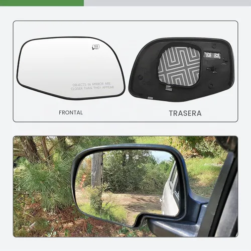Vista 3 de SCITOO Espejo retrovisor lateral para pasajero derecho para 2002-2005