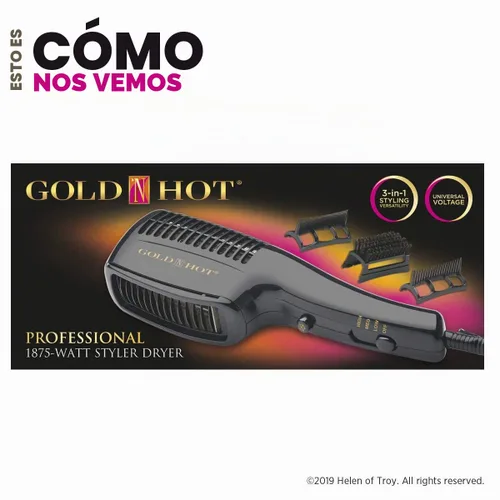 Vista 7 de Gold N Hot Secador de pelo profesional 1875W Styler
