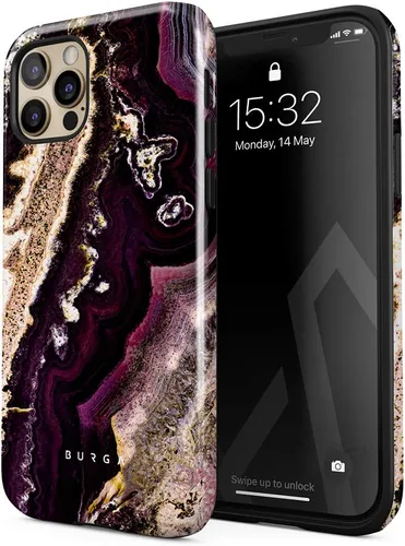 Vista 97 de BURGA Funda de teléfono para iPhone 12 Pro Max, bonita, moderna, estética, con patrón, protección rígida, se adapta a Apple iPhone 12 Pro Max