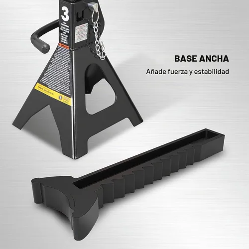 Vista 6 de TorinCapacidad de 3 toneladas (6,000 lbs) Capacidad Doble bloqueo de acero de acero, 2 pack, negro, AT43002AB