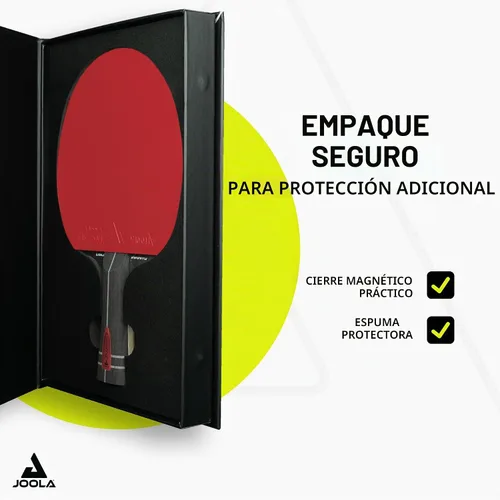 Vista 5 de JOOLA Table Tennis Bat Infinity ITTF Approved Professional Carbon Table Tennis Bat for Advanced Players - with High-Tech Fibre, 7-Layer Bat Blade