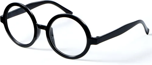 Vista 8 de Spooktacular Creations Gafas de mago, gafas redondas negras de Halloween, anteojos circulares negros para niños y adultos, accesorios de Halloween