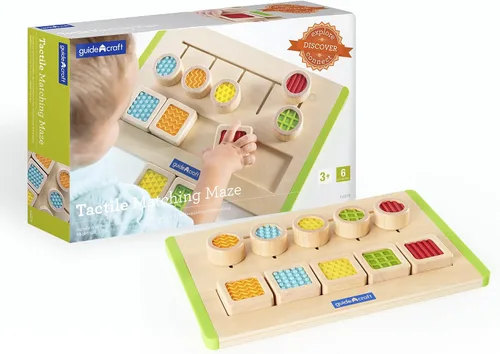 Vista 11 de Guidecraft Búsqueda táctil colorida y combinada: juego de memoria sensorial de texturas suaves para niños pequeños
