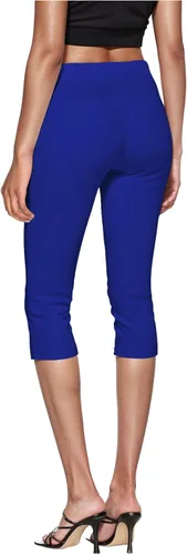 Vista 3 de Hybrid & Company Womens Super Comfy Stretch Pull On Millennium Twill Capri Pants