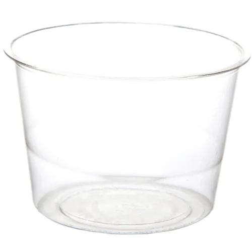 Vista 9 de ECO PRODUCTS Vasos pequeños de plástico PLA transparente compostable de 1 oz, caja de 5000, recipientes redondos para alimentos fríos, renovables a