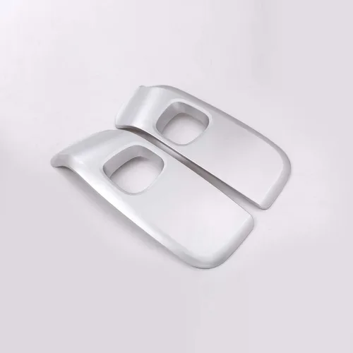Vista 6 de YIWANG - Embellecedor cromado ABS para asiento de coche, 2 piezas para Land Rover Discovery 5 LR5 2017 2018 2019 accesorios de coche
