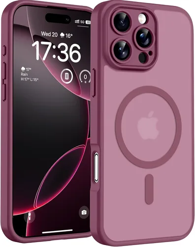 Vista 54 de TOCOL Funda para iPhone 11, compatible con Magsafe, protección completa de cámara, imanes integrados, protección contra caídas, funda translúcida