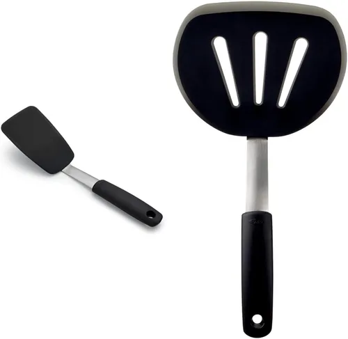 Vista 10 de OXO Good Grips espátula/espumadera de panqueque de nailon flexible, ninguno , Negro
