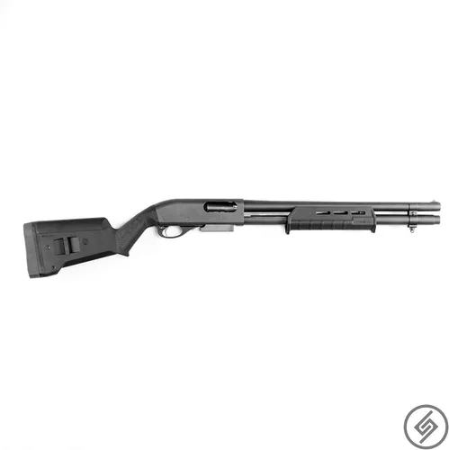 Vista 5 de Spartan Mounts for Remington 870 Sistema de organización de almacenamiento de exhibición de escopeta de pared Diseño único de perfil bajo