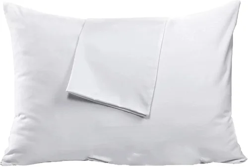 Vista 8 de Niagara Sleep Solution Juego de protectores de almohada estándar a prueba de plumas, de mezcla de algodón, 20 x 26 pulgadas, no se arrugan, juego