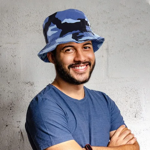 Vista 24 de Falari - Sombrero de algodón unisex para hombre y mujer