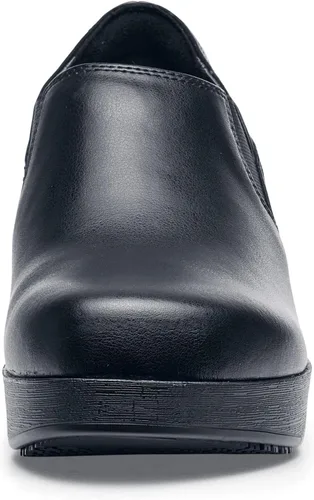 Vista 2 de Shoes for Crews Zuecos de trabajo antideslizantes para mujer, cómodos, antideslizantes, para el servicio de alimentos, hospitalidad, mantenimiento
