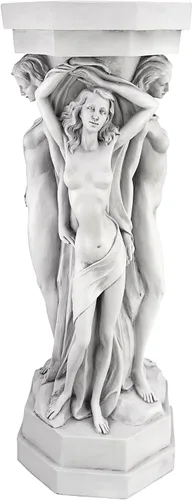 Vista 2 de Design Toscano. Columna con escultura de las Ménades.