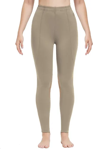 Vista 3 de FitsT4 - Mallas de equitación para niños pantalones de equitación flexibles para la rodilla pantalones de escuela ecuestre para niñas