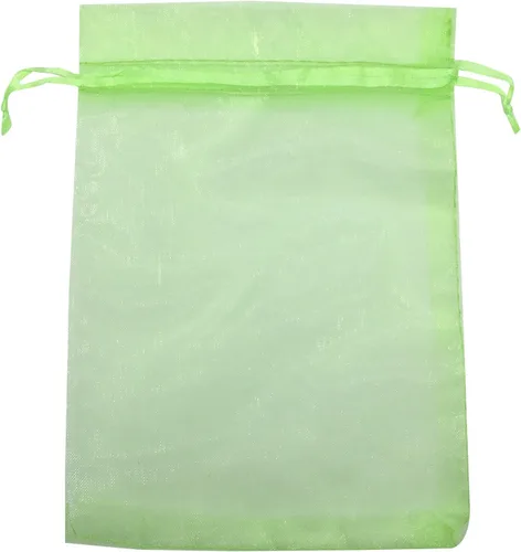 Vista 9 de Bolsa de organza con cordón de 5 x 7 pulgadas, 50 unidades, regalo fuerte, caramelo, B6ag, joyería, fiesta, boda, favor (negro)