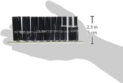 Vista 2 de Stanley Proto J47100 - Juego de llaves de vaso (10 piezas, 12 puntos, 1/4")