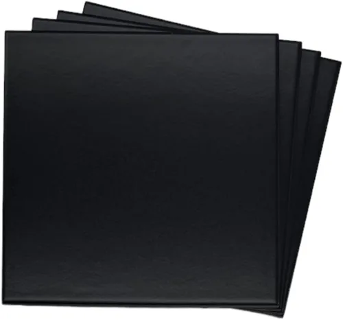 Vista 3 de Tenedos Azulejo de porcelana negro mate de 8 x 8 para uso en suelos y paredes, caja de 4 azulejos que cubren 1.7 pies cuadrados, ideal para paredes