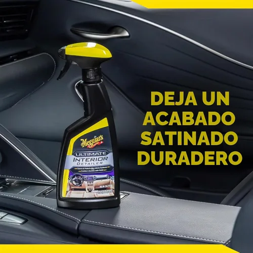 Vista 10 de Meguiar's Ultimate Interior Detailer Protector en botella de espray de 15.2 onzas Protege las superficies interiores de la suciedad y la suciedad