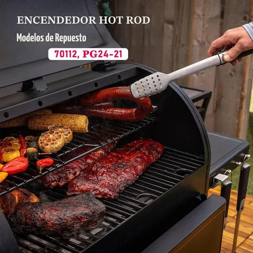 Vista 5 de Paquete de 2 encendedores de barra caliente compatibles con parrilla de pellets de madera Pit Boss y Camp Chef, el kit de elementos calefactores